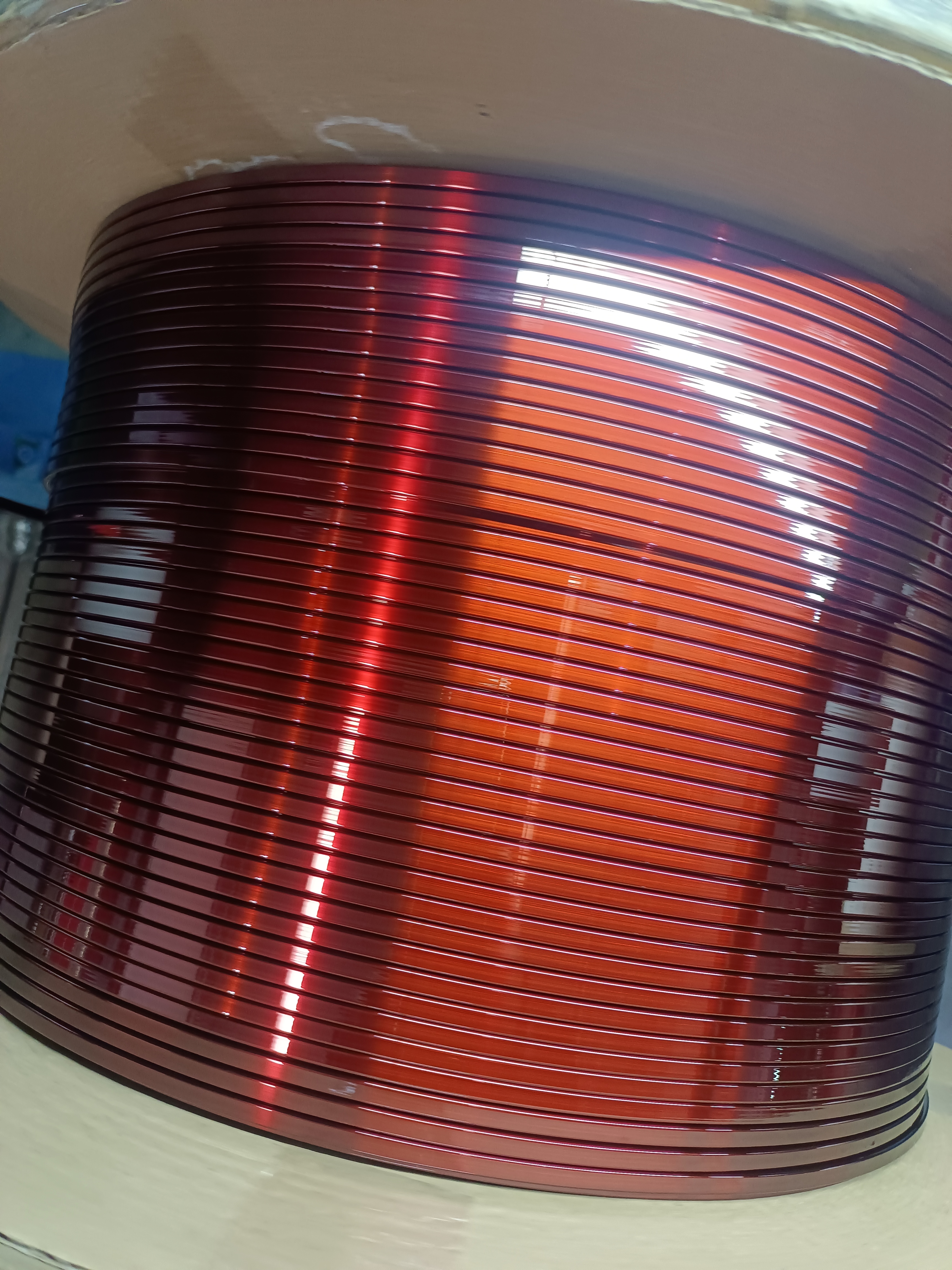 220 Grade Polyamideimide Composite Polyesterimide Enameled Rectangular Aluminum Wire